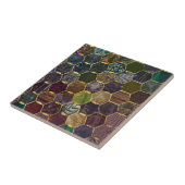 Bienenwabenmeerjungfrauskalen Fliese (Seite)