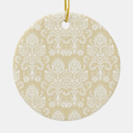 Bienenwachs Viktorianisch Damask Keramikornament (Vorne)