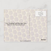 Bienenwachskamm Postkarte (Rückseite)