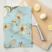 Bienenwall-Dekoration Geschirrtuch (Viertel Falte)