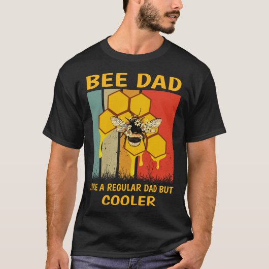 Bienenwärmer-Vater Honey wie ein regelmäßiger Vate T-Shirt (Vorderseite)