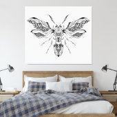 Bienenwaschbecken Tattoo 6 Leinwanddruck (Insitu (Schlafzimmer))