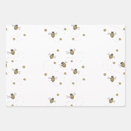 Bienenwaschpapier Geschenkpapier Set (Vorderseite 3)