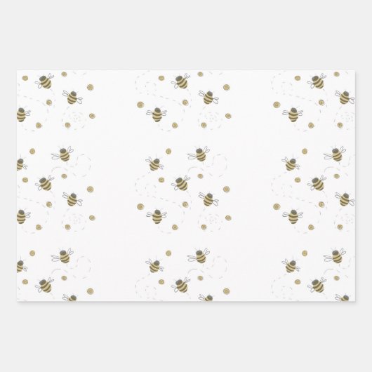 Bienenwaschpapier Geschenkpapier Set (Vorderseite)