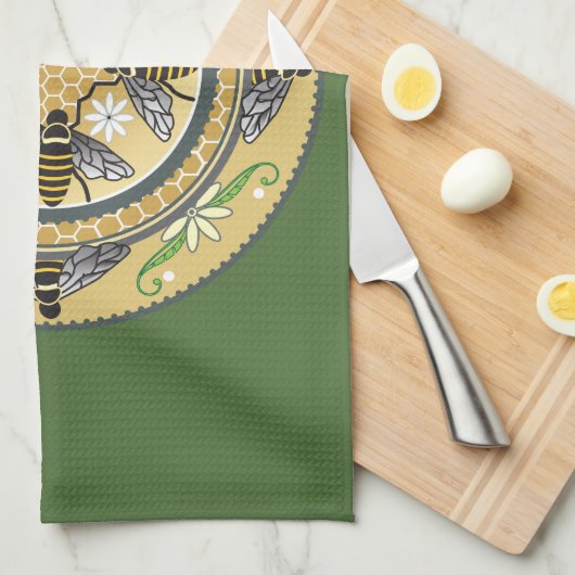 Bienenwaschtuch Handtuch (Viertel Falte)