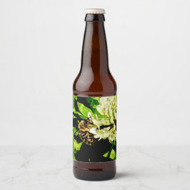Bienenwasserkennzeichnung Bierflaschenetikett