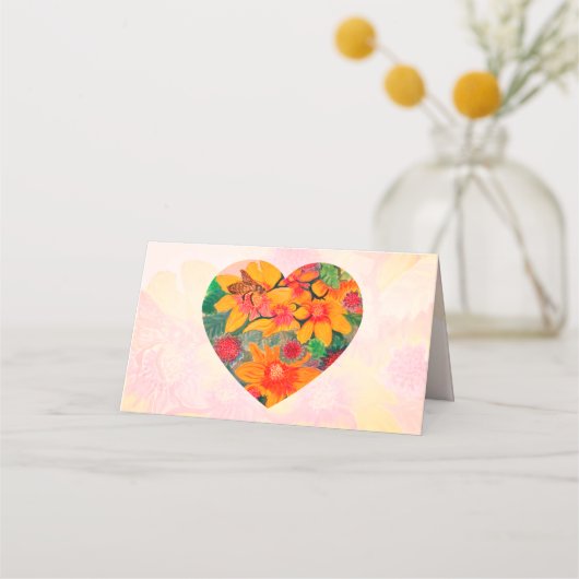 BienenWedding Platzkarte (Rückseite)