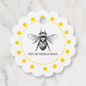 Bienenwirtschaft Geschenkanhänger (Rückseite)