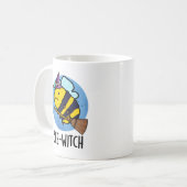 Bienenwitch-Funny Bee Pun Kaffeetasse (Vorderseite Links)