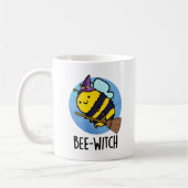 Bienenwitch-Funny Bee Pun Kaffeetasse (Links)