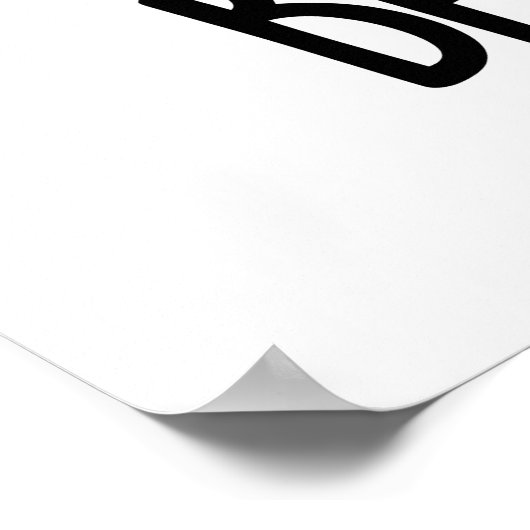 Bienenwitch-Funny Bee Pun Poster (Ecke)