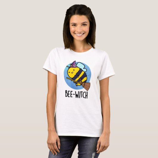 Bienenwitch-Funny Bee Pun T-Shirt (Vorne ganz)