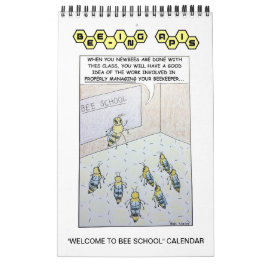 Bienenzähler "Willkommen in der Bienenschule" Kale Kalender