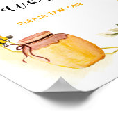 Bienenzahnzeichen Poster (Ecke)