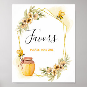Bienenzahnzeichen Poster