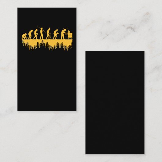Bienenzucht Evolution Honig Funny Beekeeper Visitenkarte (Vorne/Hinten)