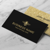 Bienenzucht Fresh Honey Apiary Black & Gold Visitenkarte