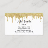 Bienenzucht Fresh Honey Apiary Gold Driving Visitenkarte (Rückseite)