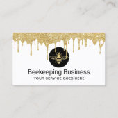 Bienenzucht Fresh Honey Apiary Gold Driving Visitenkarte (Vorderseite)