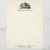 Bienenzucht Fresh Honey Cream Stationery (Vorderseite)
