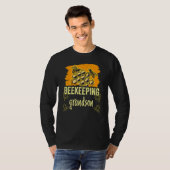 Bienenzucht Grandson Beekeeper Redewendungen Hobby T-Shirt (Vorne ganz)