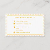 Bienenzucht Honey Beekeeper Farm Bauer Apiary Visitenkarte (Rückseite)