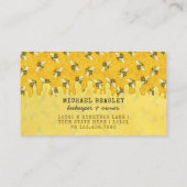 Bienenzucht Honigbienen-Honigwabenkraut Visitenkarte (Rückseite)