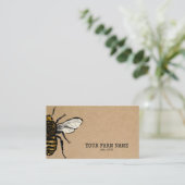 Bienenzucht Honigbienen-Honigwabenkraut Visitenkarte (Stehend Vorderseite)