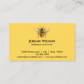 Bienenzucht Honigbienen-Honigwabenkraut Visitenkarte (Rückseite)