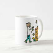 Bienenzucht Kaffeetasse (VorderseiteRechts)