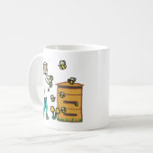 Bienenzucht Kaffeetasse (Vorderseite Links)