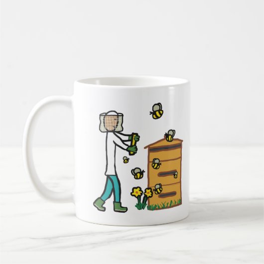 Bienenzucht Kaffeetasse (Links)