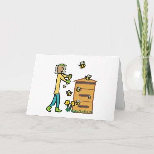 Bienenzucht Karte (Vorderseite)
