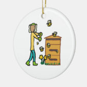 Bienenzucht Keramik Ornament (Links)