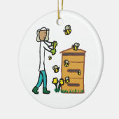 Bienenzucht Keramik Ornament (Links)