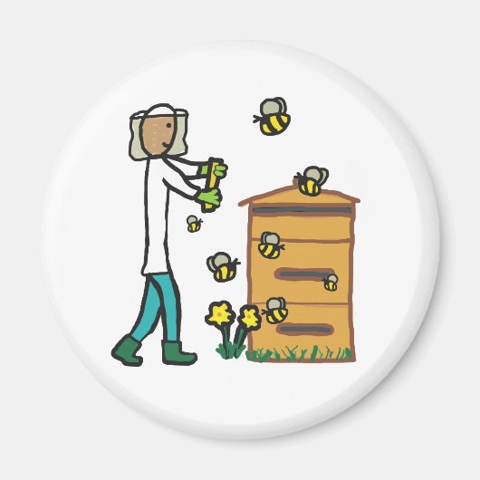 Bienenzucht Magnet (Vorne)