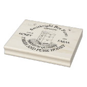 Bienenzucht mit Bienenstock Gummistempel (Stempel)