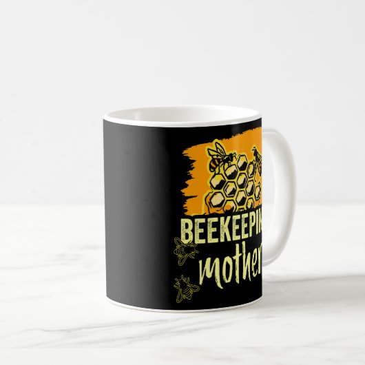Bienenzucht Mutter Bienen Hobby Redewendungen Mama Kaffeetasse (VorderseiteRechts)