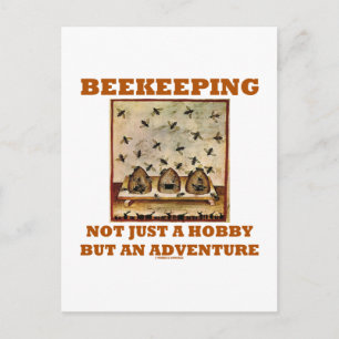 Bienenzucht nicht nur ein Hobby, sondern ein Abent Postkarte