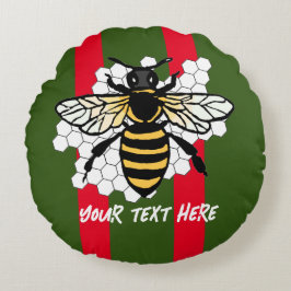 Bienenzucht Rundes Kissen