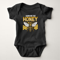 Bienenzucht-Show Me Honey Honeycomb Nectar Graphic