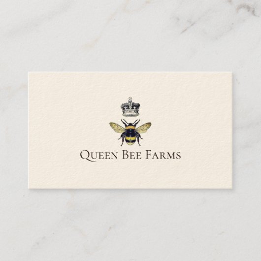 Bienenzucht und Kronenzucht Visitenkarte (Vorderseite)