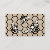 Bienenzucht Visitenkarte (Rückseite)