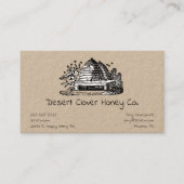 Bienenzucht Visitenkarte (Vorderseite)