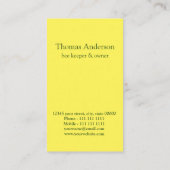 Bienenzuchtbetriebskarte Visitenkarte (Rückseite)