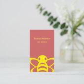 Bienenzuchtbetriebskarte Visitenkarte (Stehend Vorderseite)
