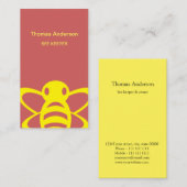 Bienenzuchtbetriebskarte Visitenkarte (Vorne/Hinten)