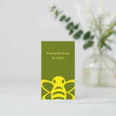 Bienenzuchtbetriebskarte Visitenkarte (Stehend Vorderseite)