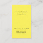 Bienenzuchtbetriebskarte Visitenkarte (Rückseite)