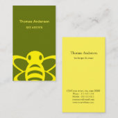 Bienenzuchtbetriebskarte Visitenkarte (Vorne/Hinten)